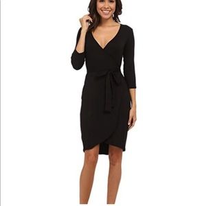 Michael Stars Exclusive 3/4 Sleeve Wrap Dress